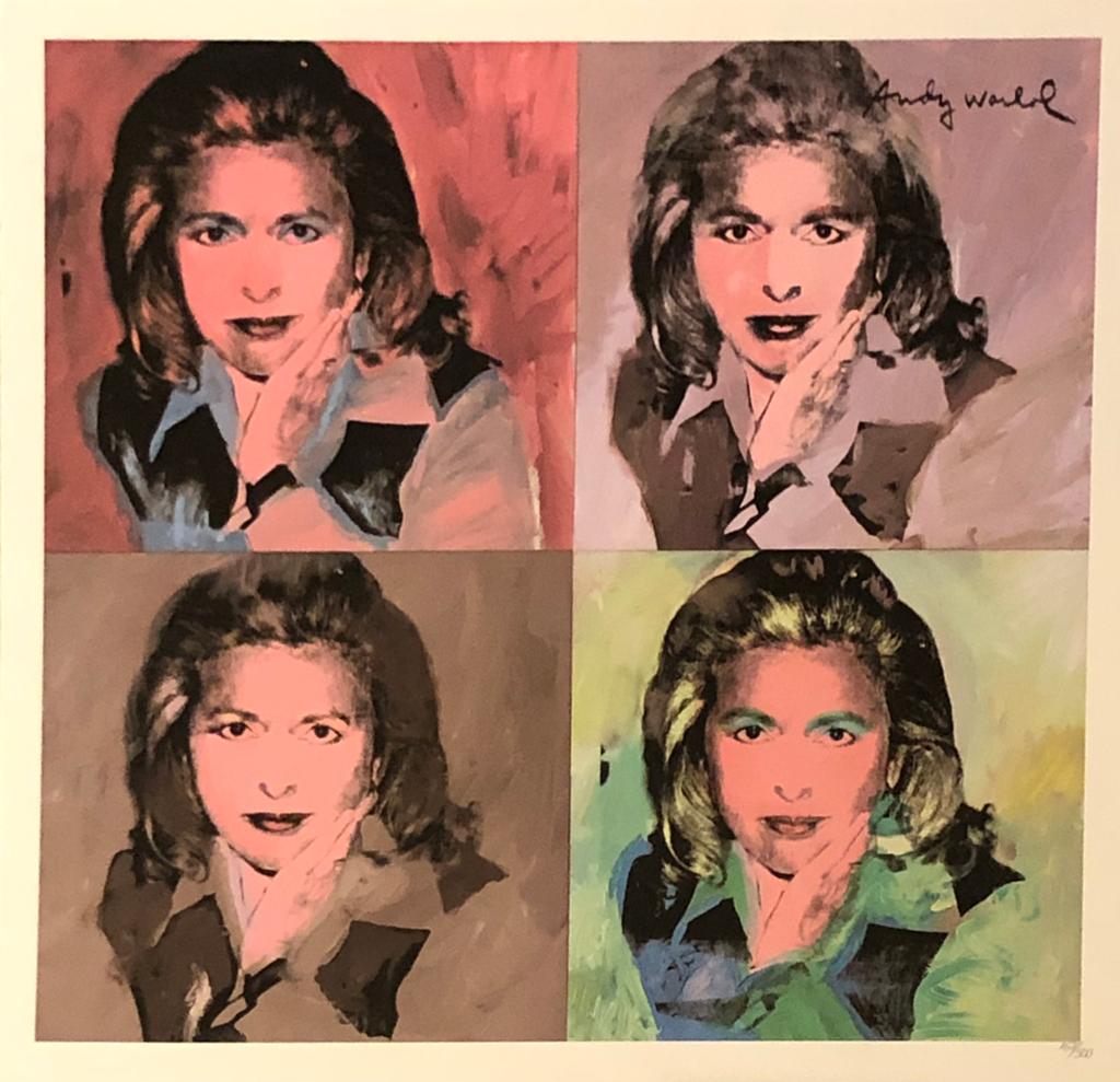 Andy Warhol, Vier portretten Sao Schlumberger, Verzenden