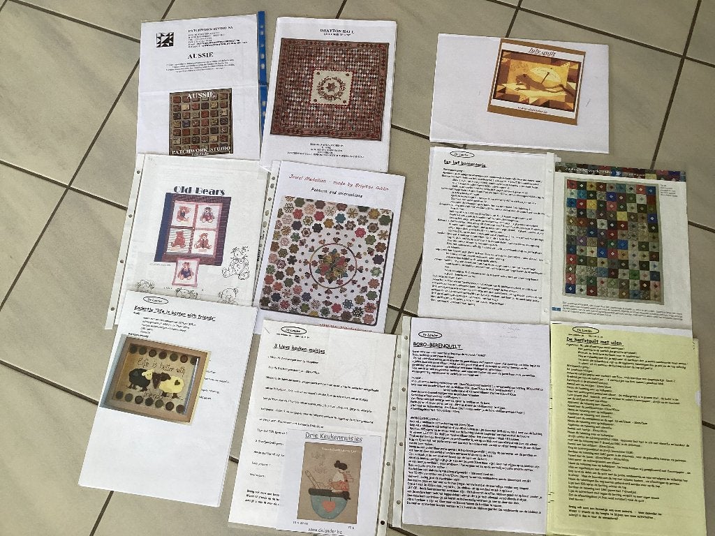 Quiltpatronen, Ophalen of Verzenden