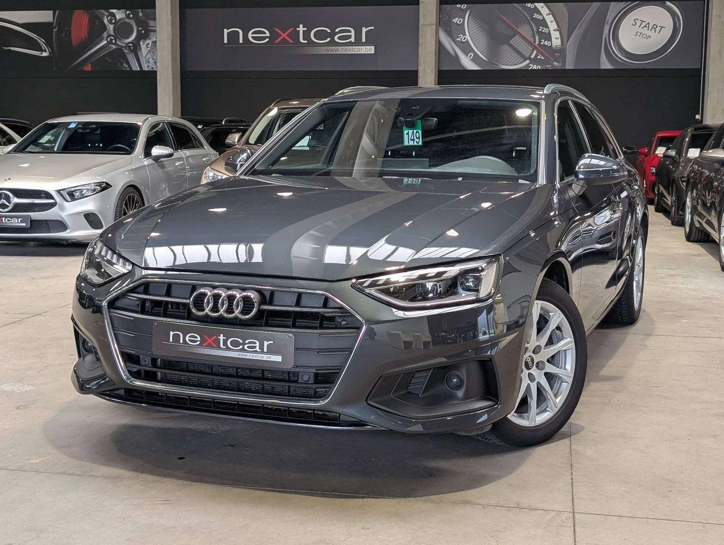 Audi A4 30TDi Avant STRONIC *NAVI-LED-VIRTUAL-CUIR*, Argent ou Gris, 1968 cm³, Automatique, Audi