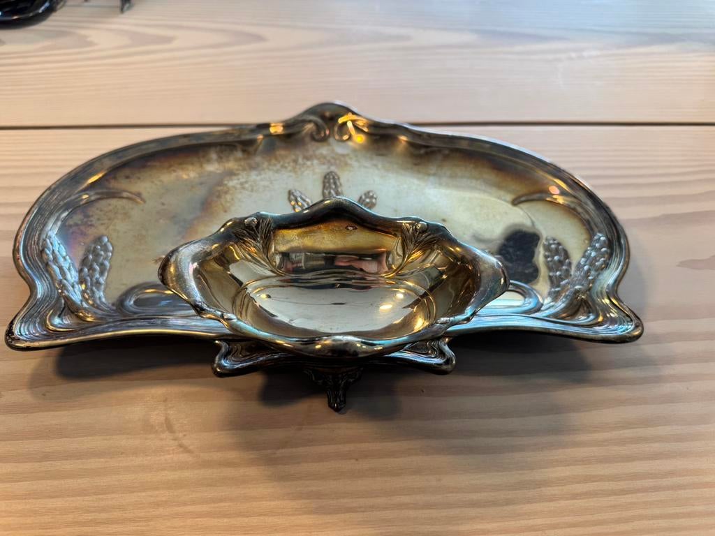 Zilveren schaal, Antiek en Kunst, Ophalen