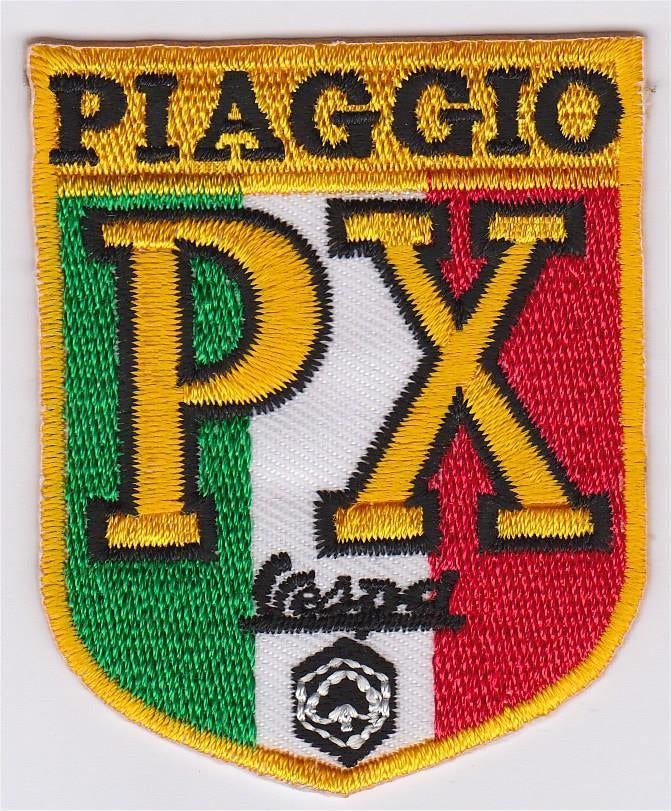 Piaggio PX Vespa stoffen opstrijk patch embleem #1, Motoren, Verzenden, Nieuw