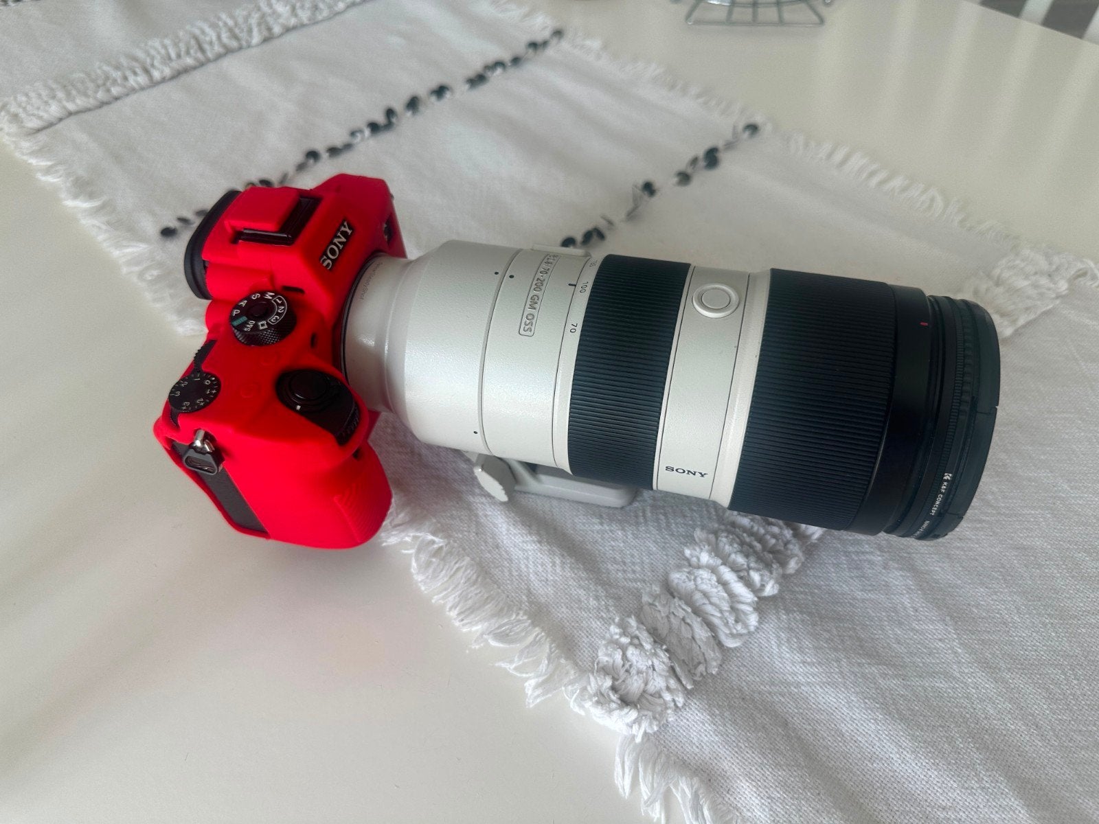 Sony A7R3 42mp Full Frame + Fe 70-200mm f2.8 GM OSS, Audio, Tv en Foto, Screenprotector, Zo goed als nieuw, Sony, 42 megapixels