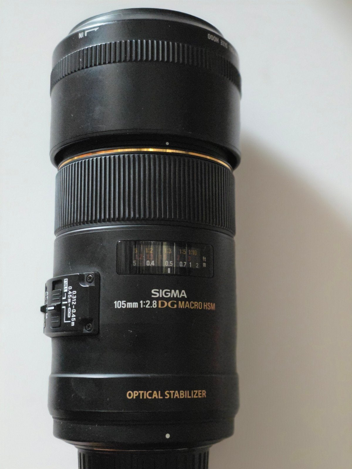 Sigma 105mm f/2.8 EX DG OS HSM Macro (voor Nikon F), TV, Hi-fi & Vidéo, Photo | Lentilles & Objectifs, Enlèvement, Nikon