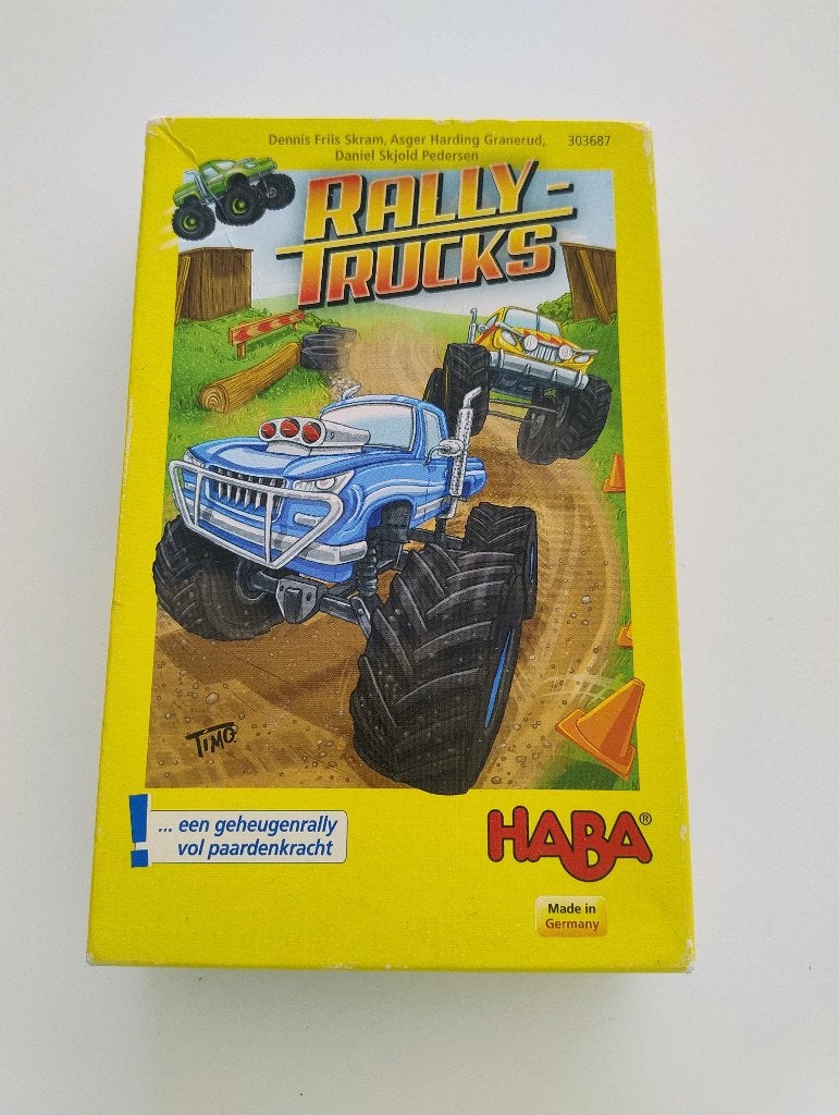 Rally trucks spel, Een of twee spelers, Verzenden, Gebruikt, Haba