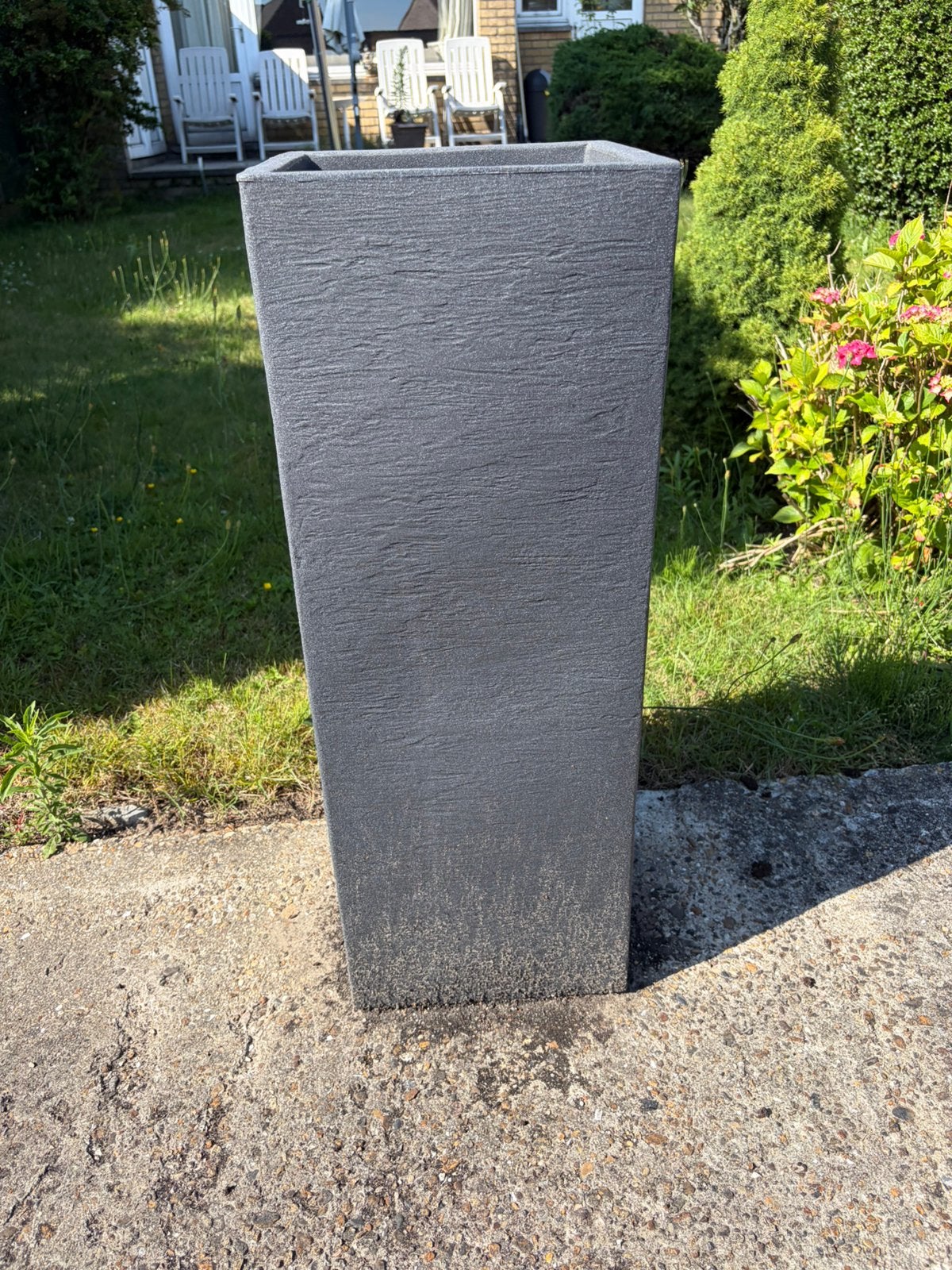 Kunsstof hoge bloembak 7 stuks 12 eur/stuk of 70 eur/7, Ophalen, Zo goed als nieuw, Kunststof