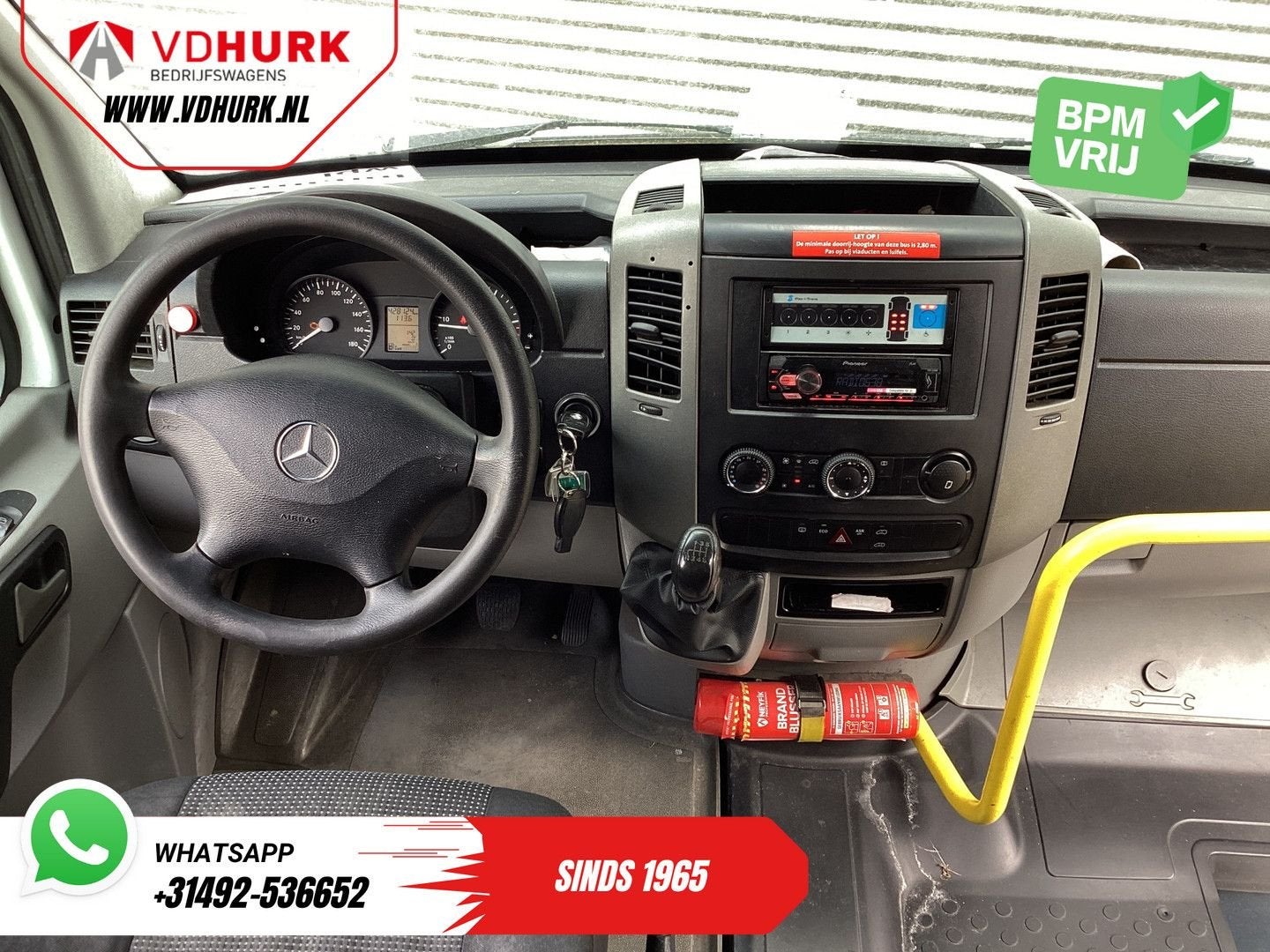 Mercedes-Benz Sprinter 313 2.2 CDI L3H2 €8.773 Incl. BTW BPM, 207 g/km, Airconditioning, Wit, Mercedes-Benz