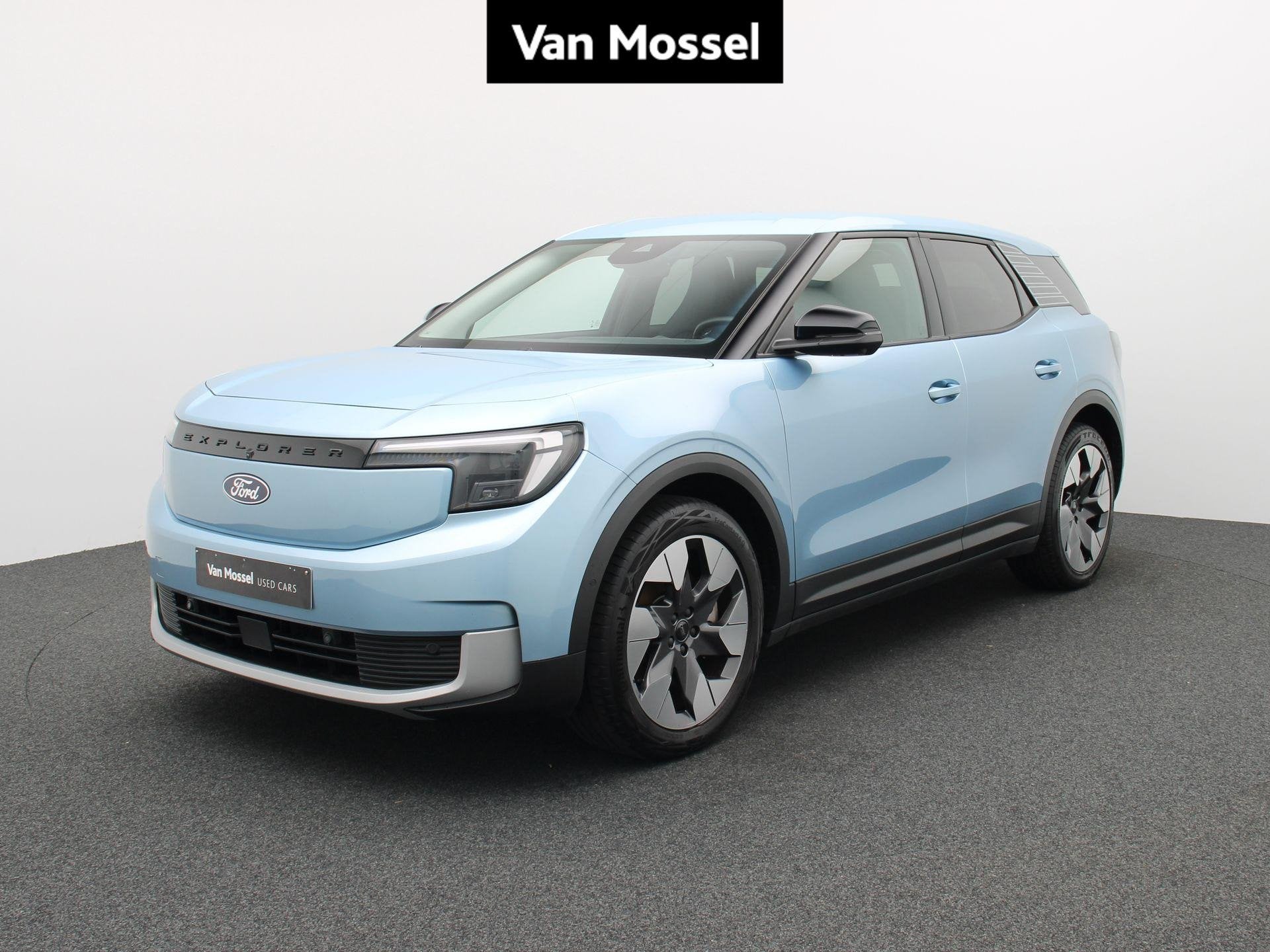 Ford Explorer Premium Extended Range RWD 77 kWh, Automaat, Gebruikt, Zwart, Blauw