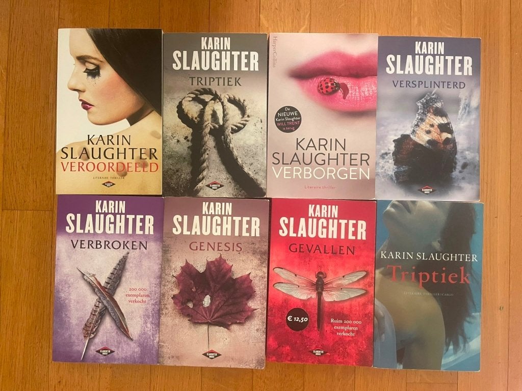 8 boeken van Karin Slaughter, Ophalen of Verzenden, Gelezen, Karin Slaughter