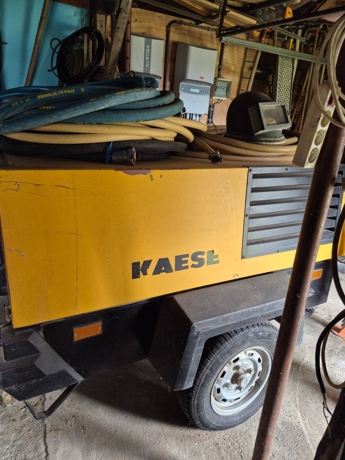 compresseur et sableuse Kaeser, Enlèvement