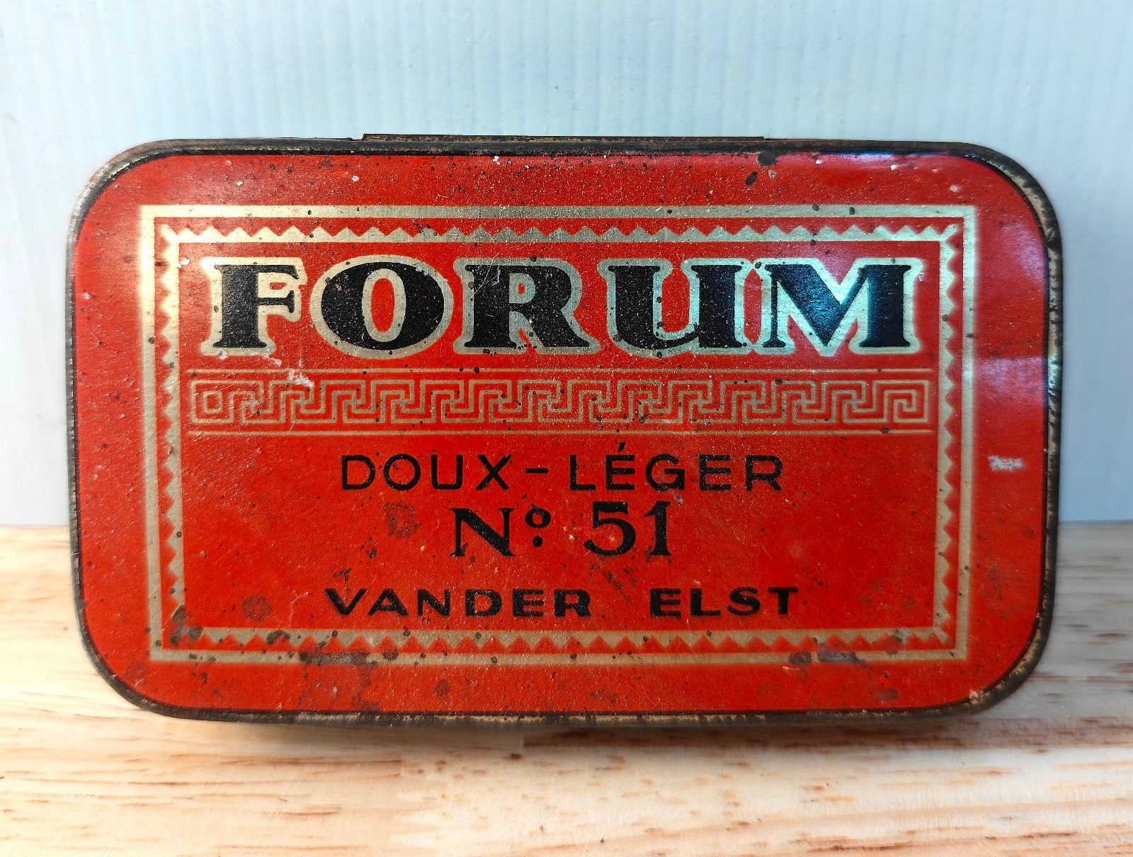 blik sigaretten / tabak FORUM (Vander Elst), Verzamelen, Verzenden