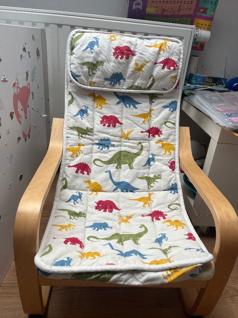 Ikea stoeltje met dino’s, Kinderen en Baby's, Ophalen, Gebruikt, Overige typen
