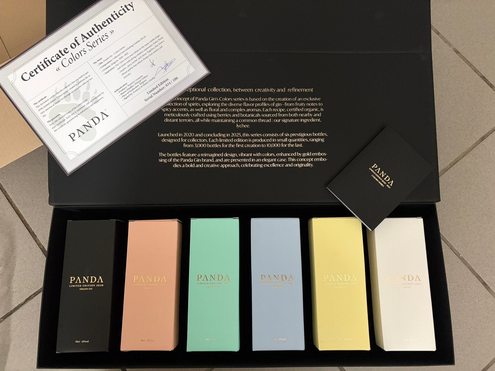 Coffret Collector Gin Panda de 2020 à 2025, Divers, Divers Autre, Enlèvement, Neuf
