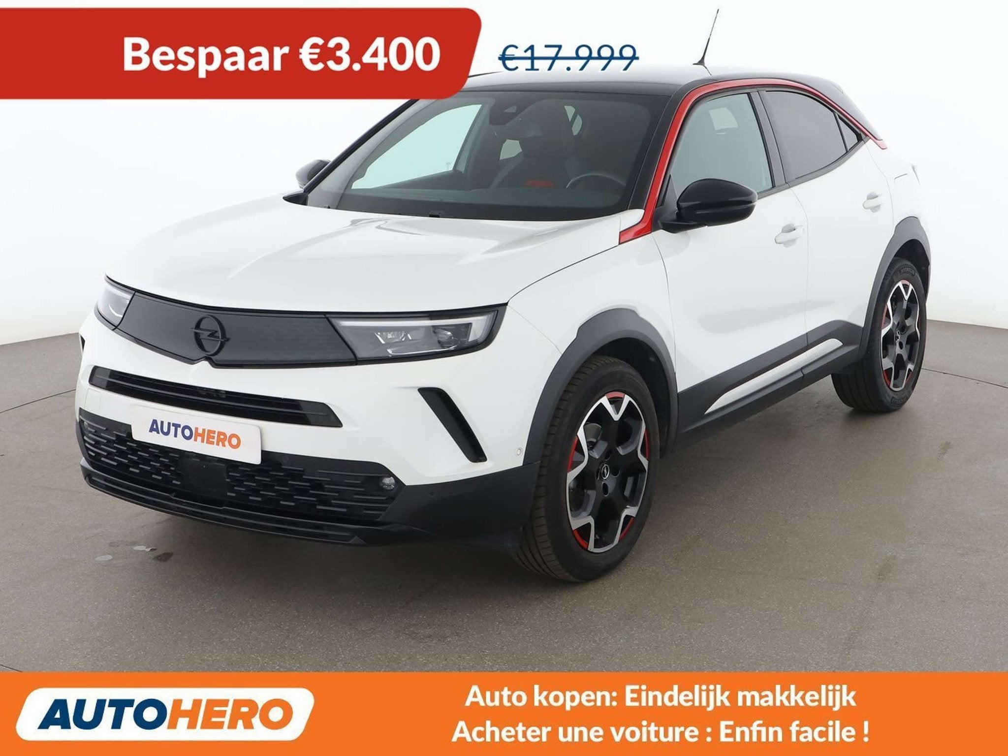 Opel Mokka X 1.5 CDTI GS Line (bj 2022), Voorwielaandrijving, Gebruikt, MokkaX, Wit