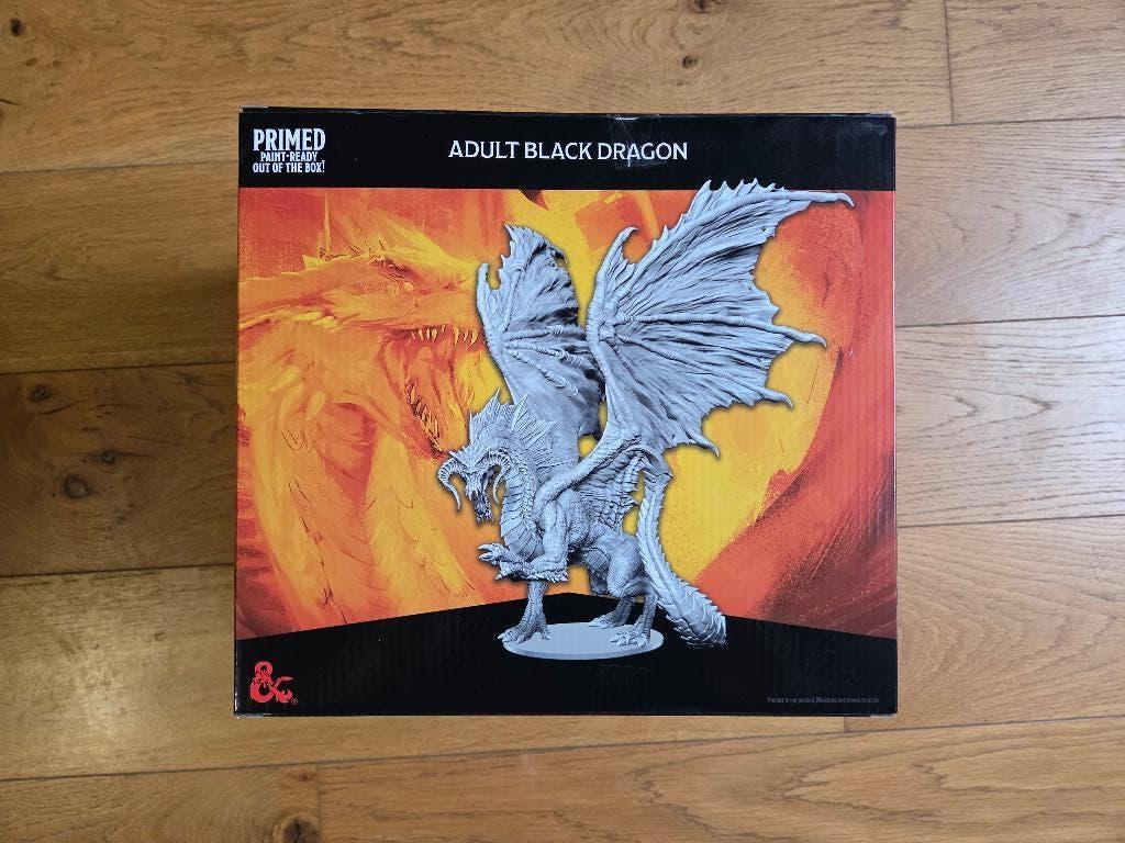 Dungeons and Dragons (DND): Adult Black Dragon, Hobby & Loisirs créatifs, Enlèvement ou Envoi, Neuf, Autres types, Figurine(s)