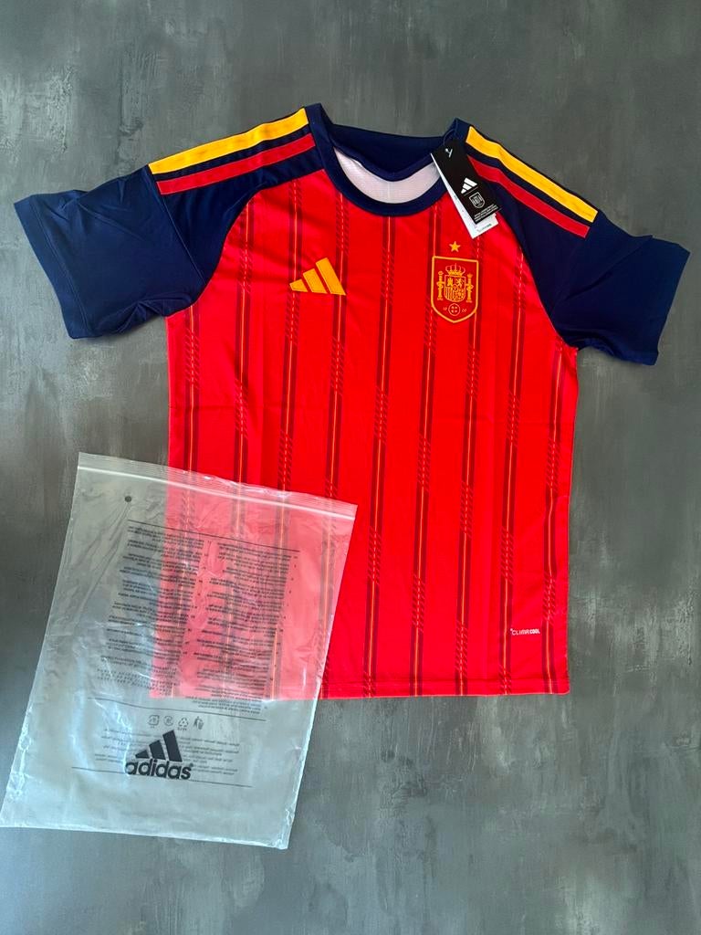 WK Spanje Thuis Shirt - Maat M, Maat M, Ophalen of Verzenden, Zo goed als nieuw, Shirt