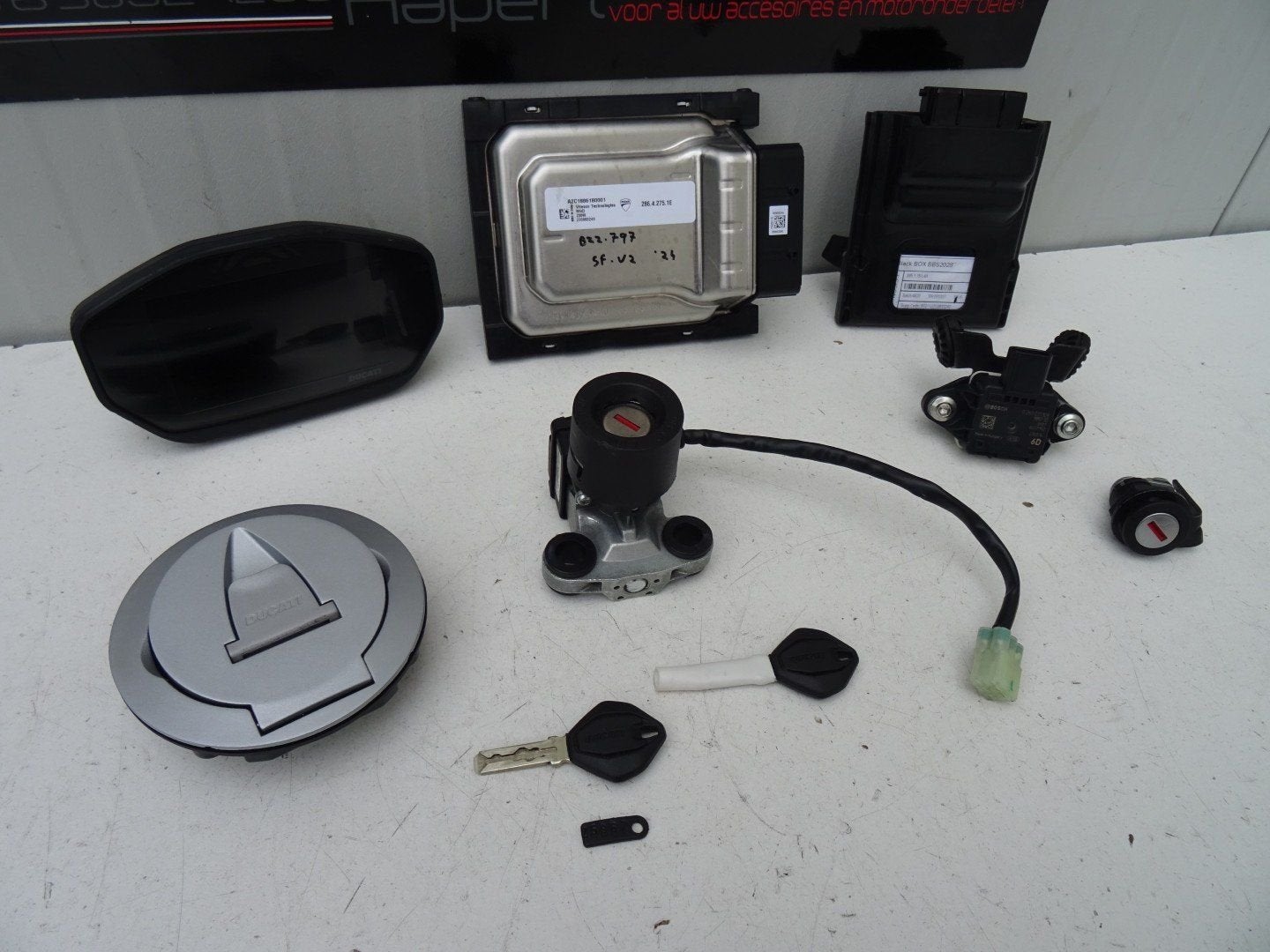 Complete Slotenset + Teller Ducati Streetfighter V2 2022 >, Ophalen of Verzenden, -, -, -
