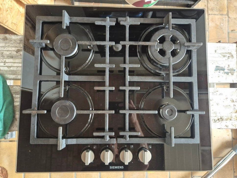 gaskookplaat gasvuur siemens, Electroménager, Cuisinières, Enlèvement, Utilisé