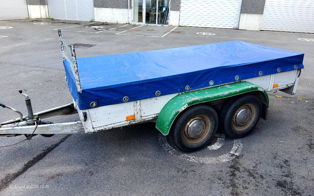 Saris aanhangwagen met bache, Enlèvement, Utilisé