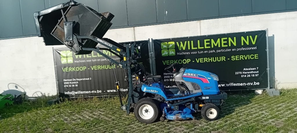 Tondeuse à siège diesel Iseki SXG323 aBJ2019 +- 900h, Moins de 90 cm, Enlèvement, Utilisé, Bac de ramassage