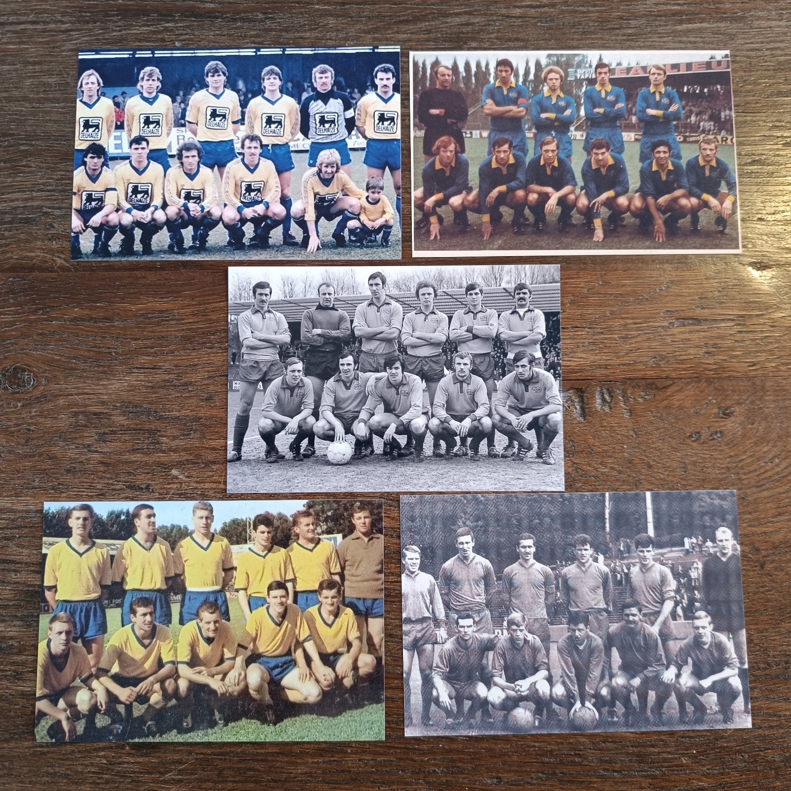 5 x foto Royale Union Saint Gilloise elftal, Envoi