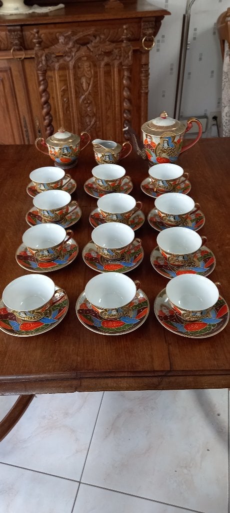 Service a thé  chinois Satsuma, Ophalen