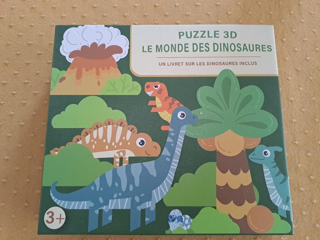 Puzzle 3D le monde des dinosaures, Ophalen, Zo goed als nieuw