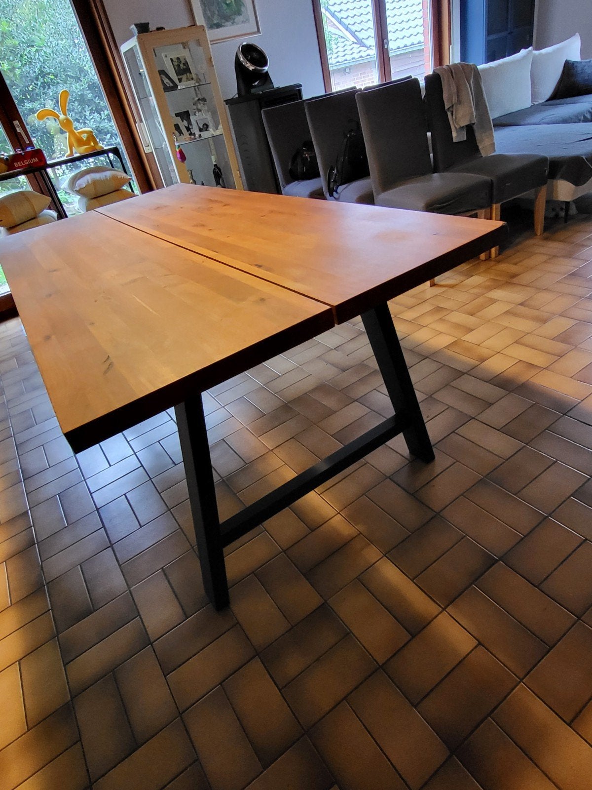 table de salle à manger ou de jardin, Utilisé