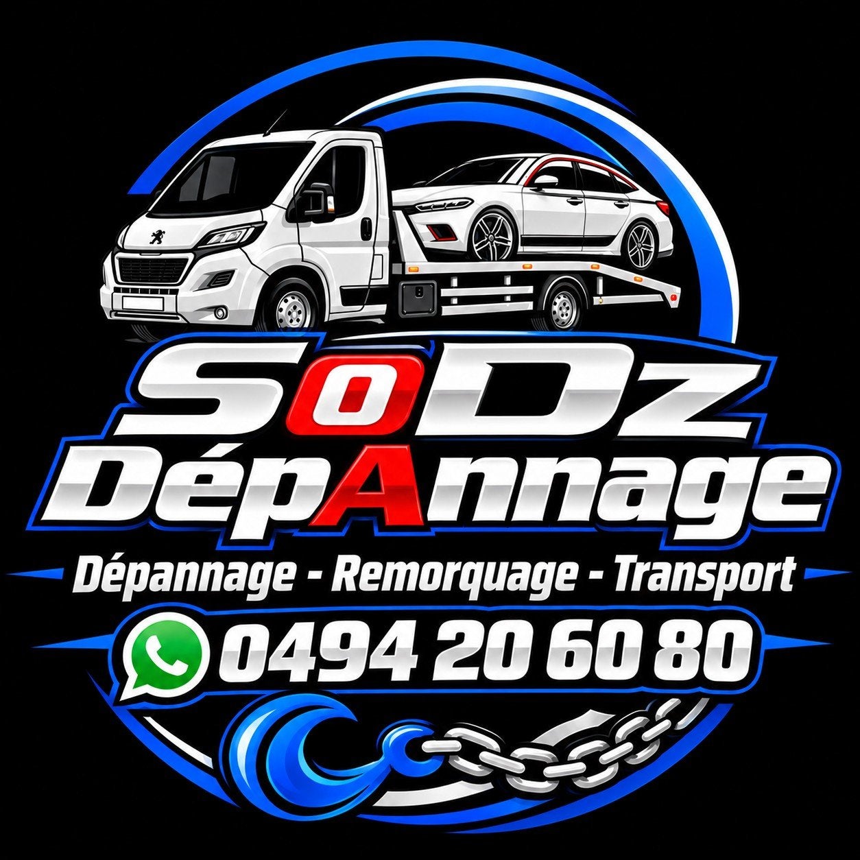 assistance Dépannage et remorquage 24h7j, Enlèvement