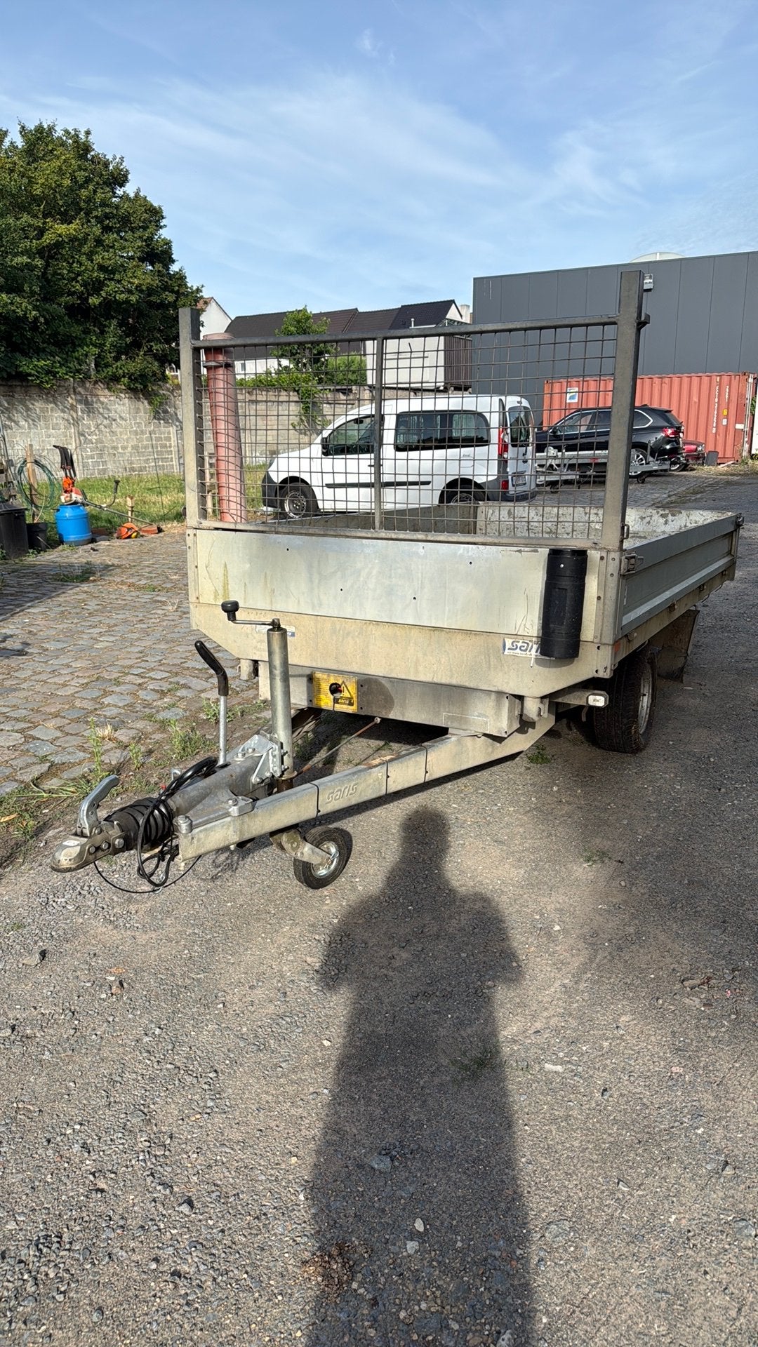 Aanhangwagen kipper MTM 2700kg 300cmx155cm, Enlèvement, Utilisé