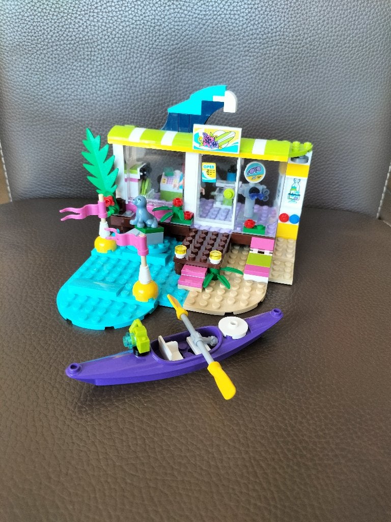 Lego friends set 41315 - Heartlake surf shop, Ophalen, Lego, Zo goed als nieuw, Complete set