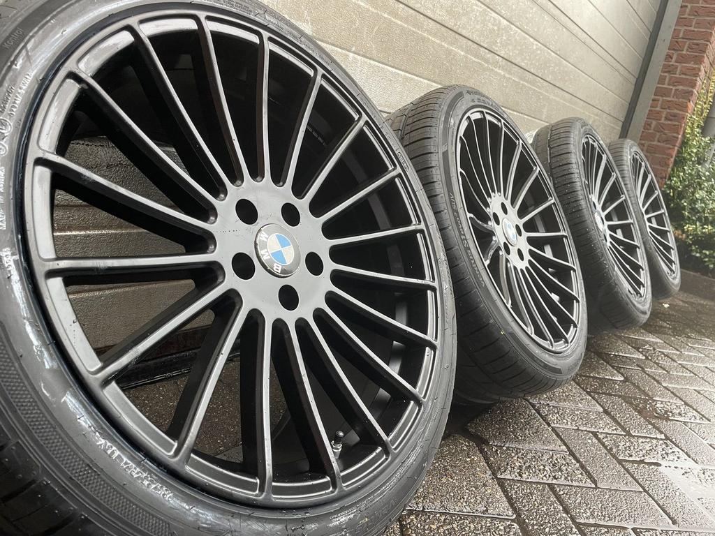 set 21 inch BMW X5 E70 F15 E71 X6 F16 Hamann breedset velgen, Neuf, Pneus et Jantes, 285 mm, Véhicule de tourisme
