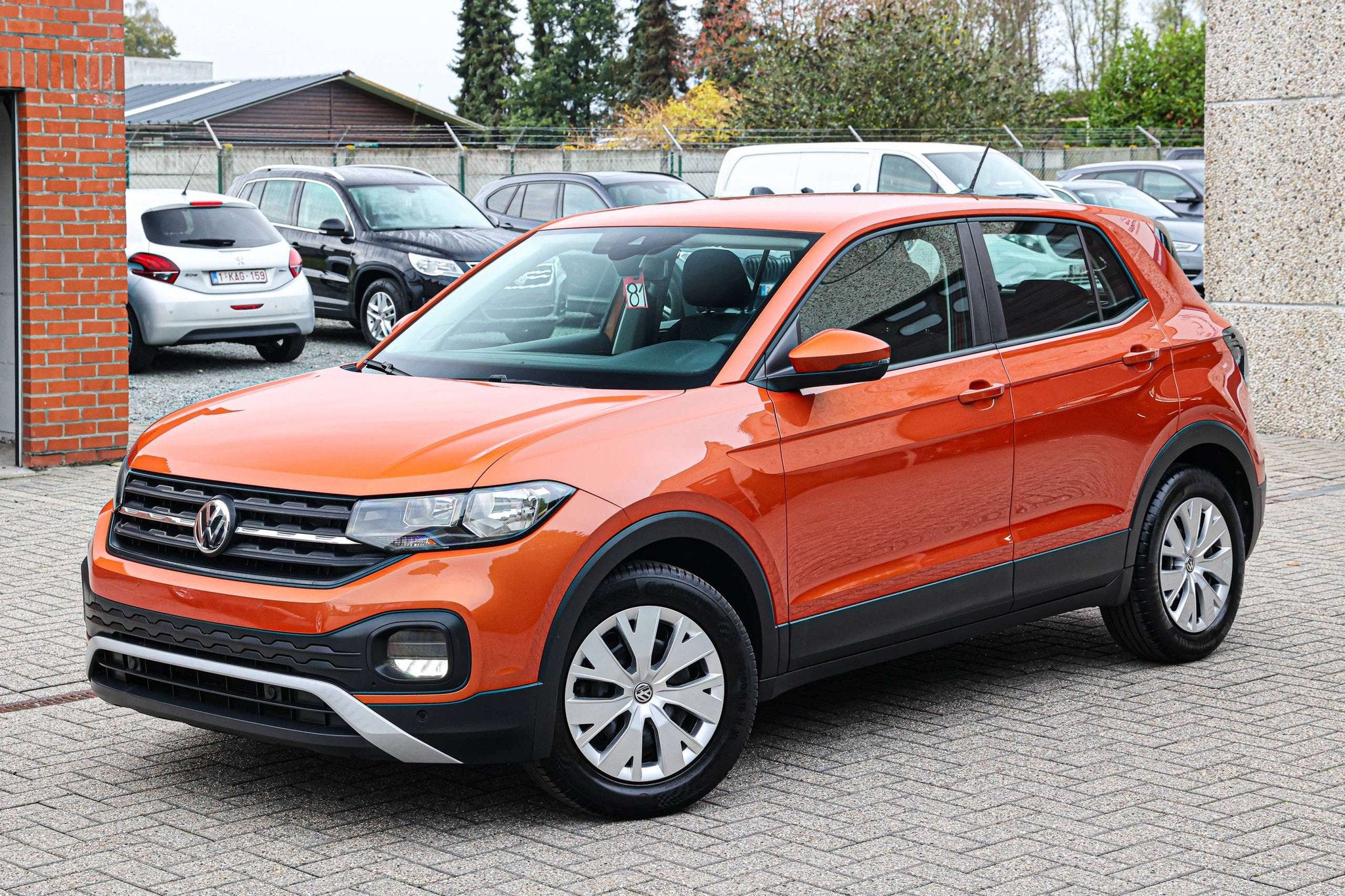 Volkswagen T-Cross AUTOMAAT*ACHTERUITRIJCAMERA*APPLE-CARPLAY, Autos, Euro 6, Autres couleurs, Noir, 5 portes