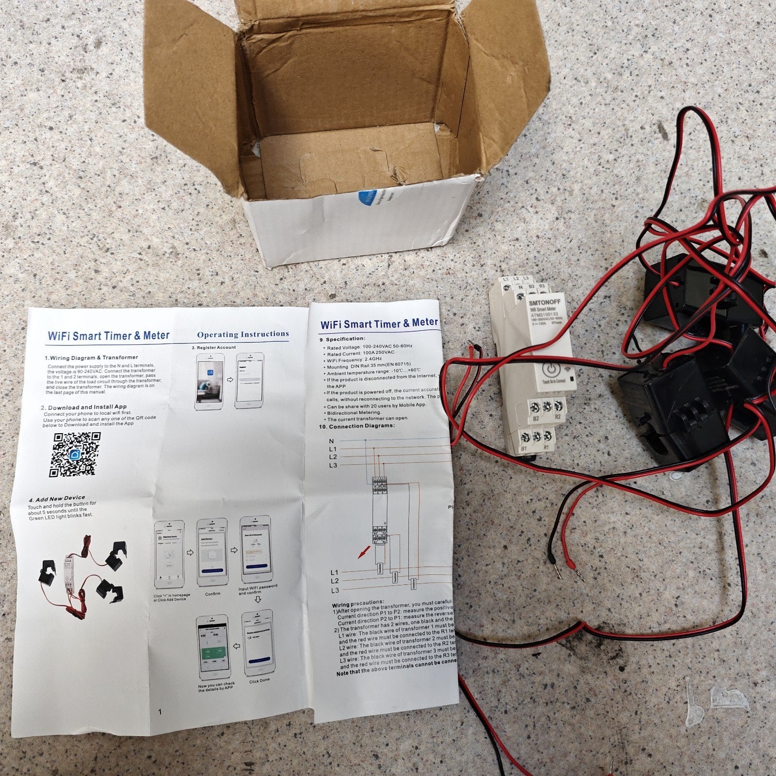 wifi smart meter, Ophalen