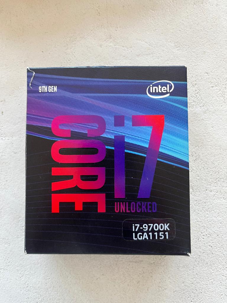 Intel Core i7-9700K (9e generatie) - LGA1151, 8-core, LGA 1151, Enlèvement ou Envoi, Comme neuf