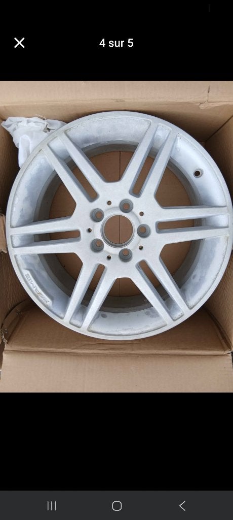 4 jantes amg mercedes 17 pouces, Autos : Pièces & Accessoires, Enlèvement, Utilisé, 17 pouces, Jante(s)