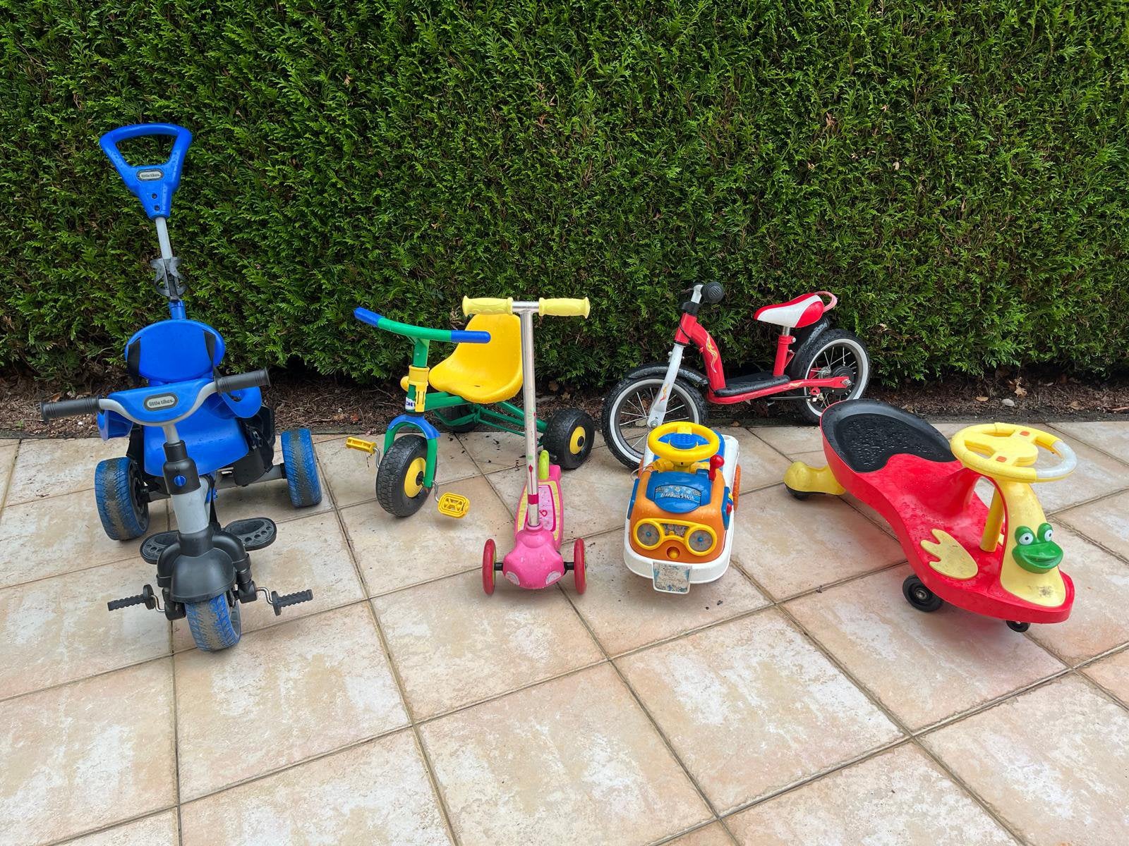 Loopauto loopfiets driewieler didicar step, Ophalen, Gebruikt