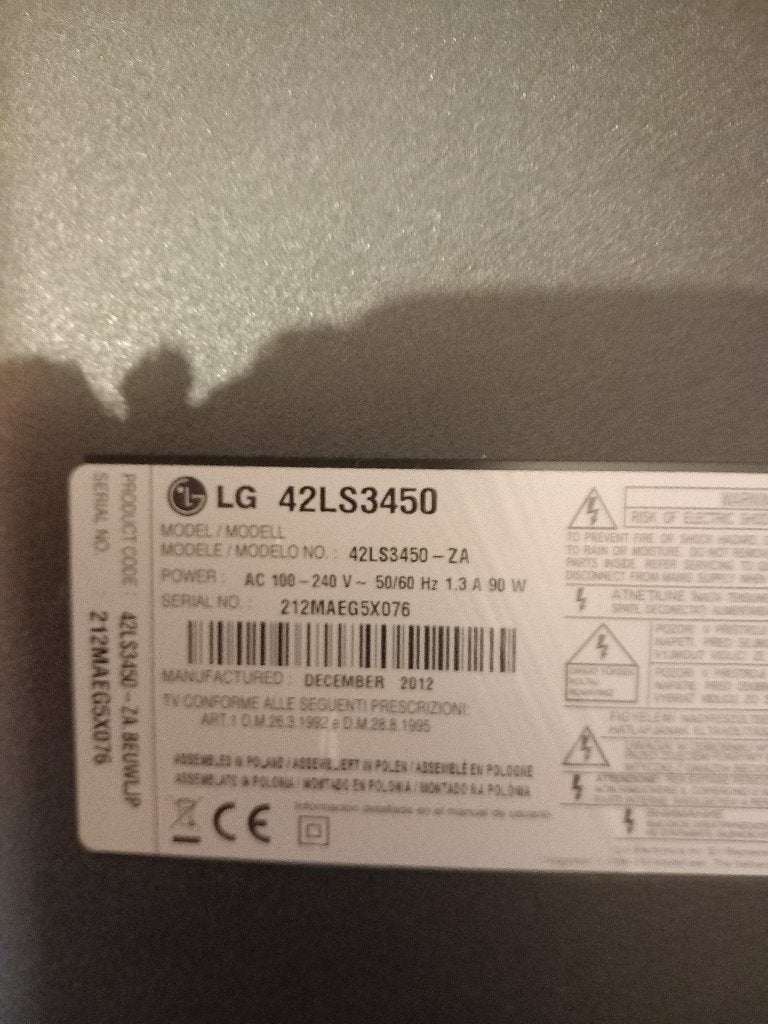 Led tv LG 43 inch, TV, Hi-fi & Vidéo, Télévisions, LED, 40 à 60 cm, HD Ready (720p), Enlèvement