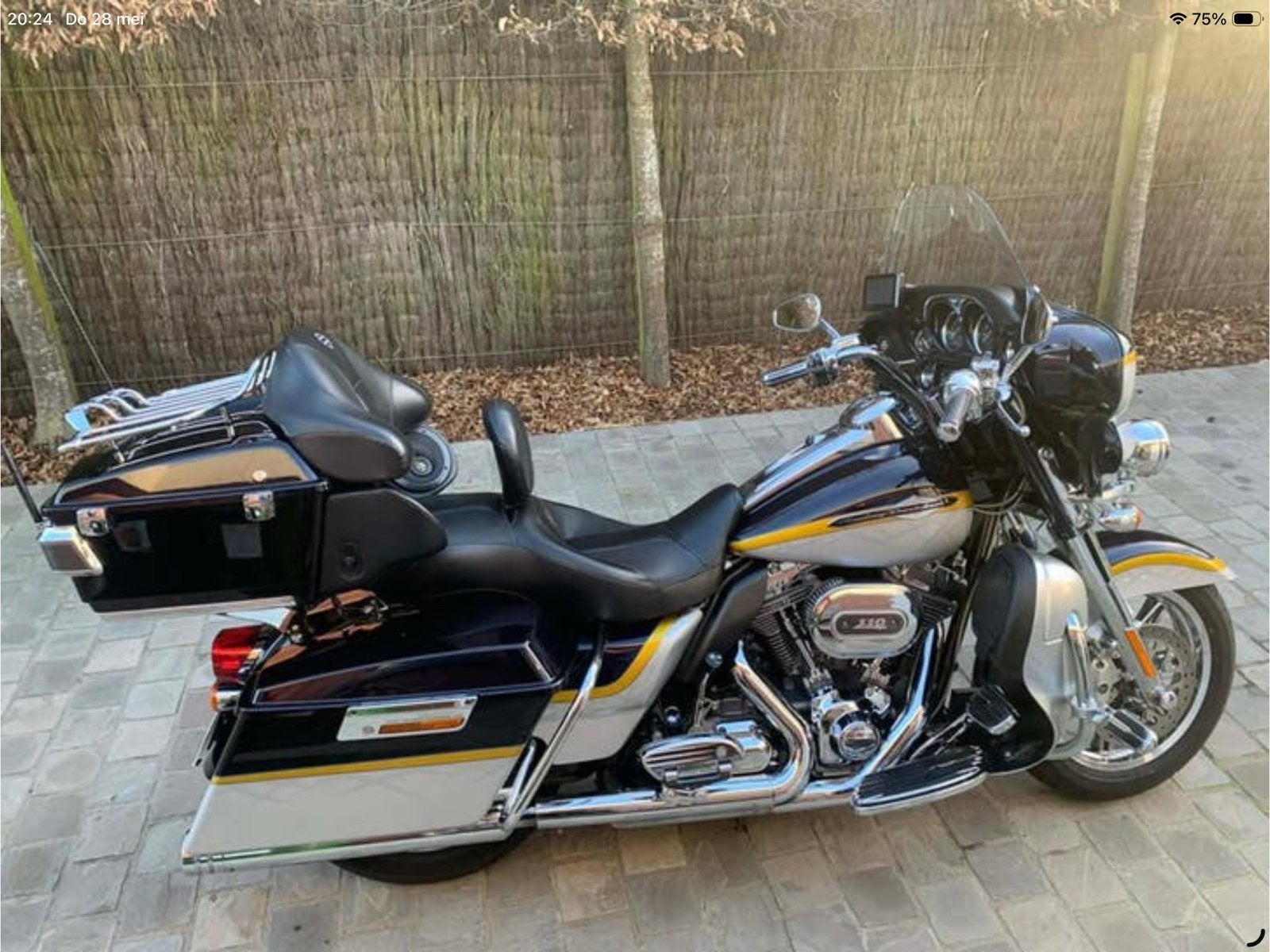 Harley davidson Ultra glide classic cvo, Motoren, Handvatverwarming, 2 cilinders, Occasion, 180 cc