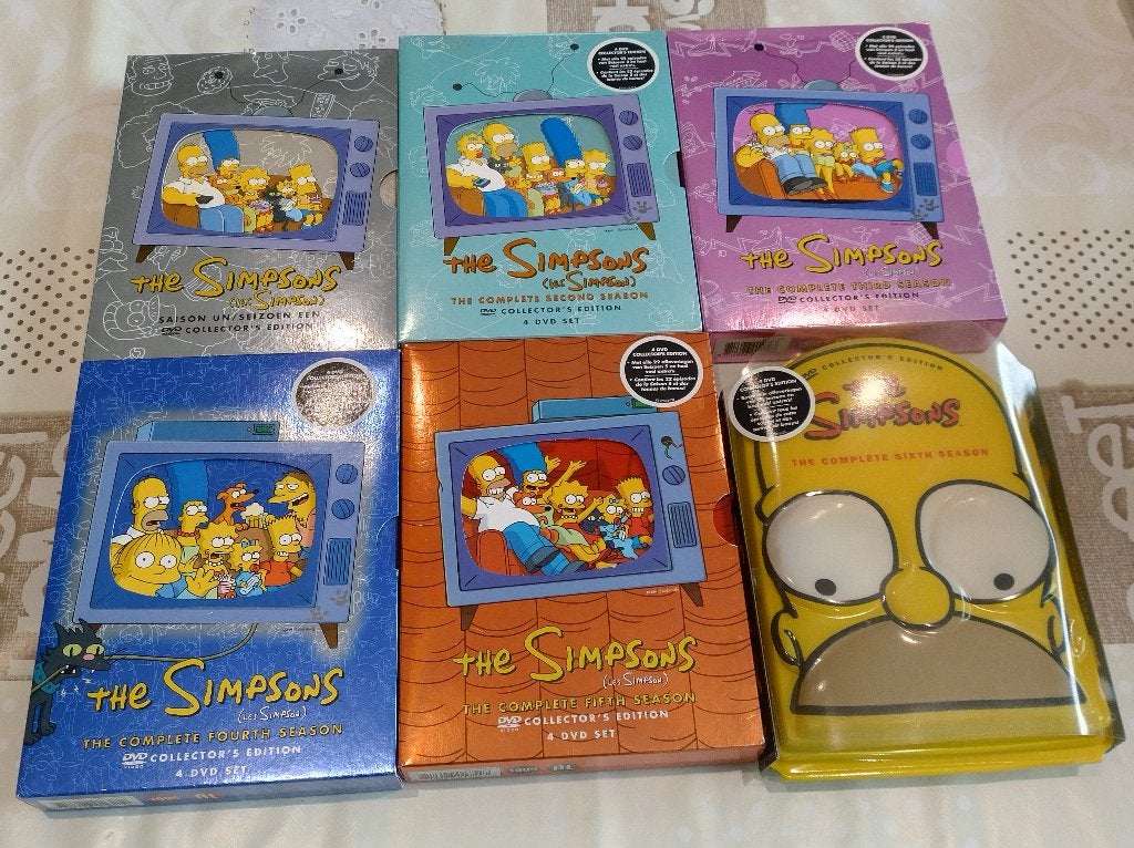 The Simpsons seizoen 1 - 6, Cd's en Dvd's, Dvd's | Tv en Series, Ophalen of Verzenden, Gebruikt, Komedie, Seizoen 3