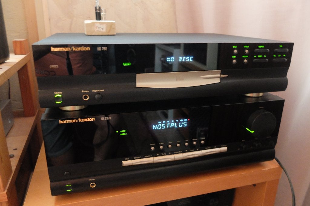 Harman Kardon HK3370 en HD750, Audio, Tv en Foto, Stereoketens, Ophalen, Zo goed als nieuw, Cd-speler, Losse componenten
