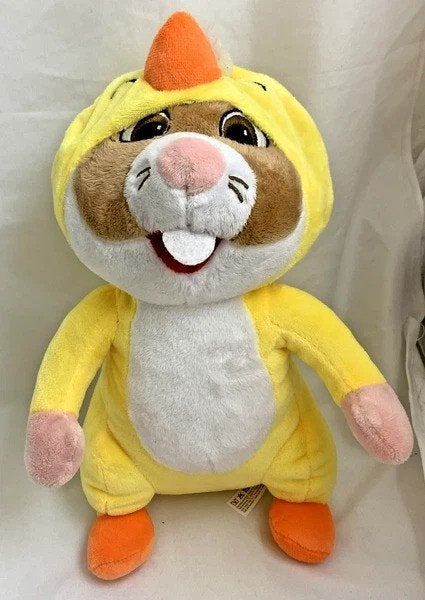 Albert Heijn AH Pasen Kuiken Hamster Knuffel Pluche geel, Hamster, Zo goed als nieuw, Middelgroot (20 tot 80 cm), Albert Heijn