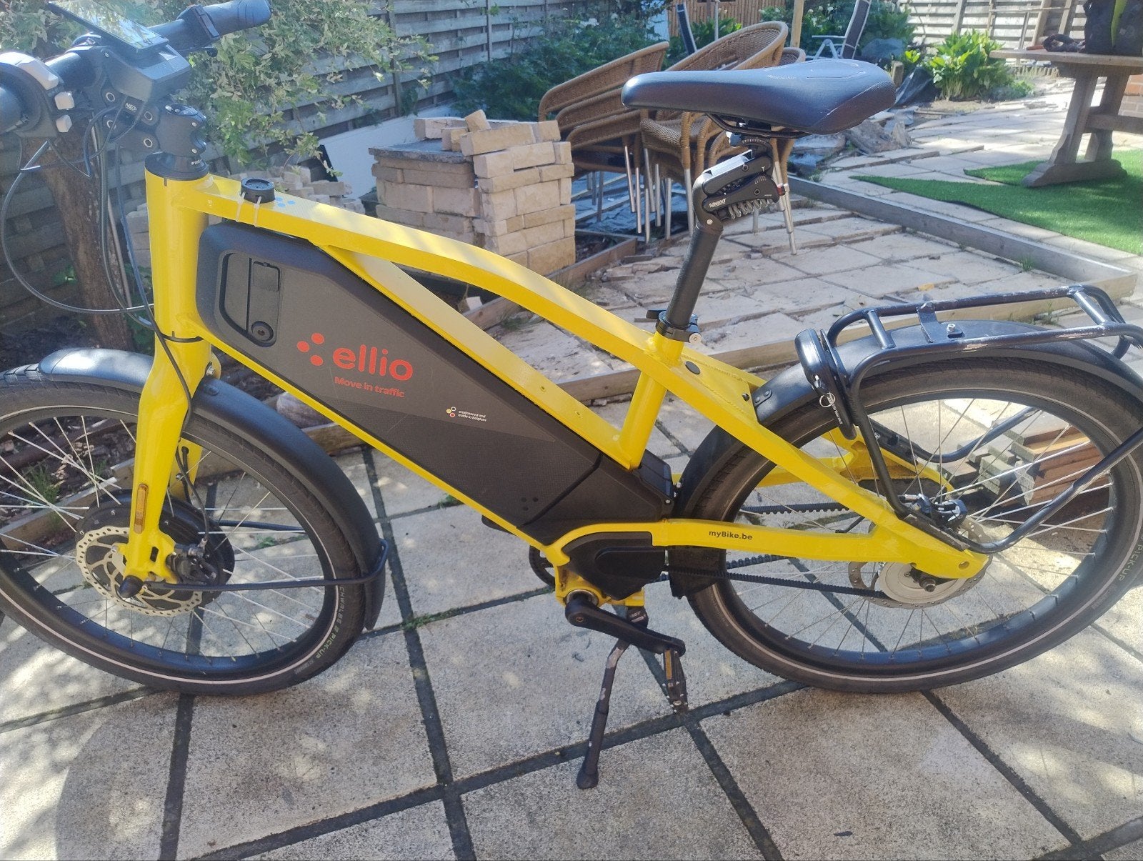 Pedelec de vitesse Elio max, Enlèvement