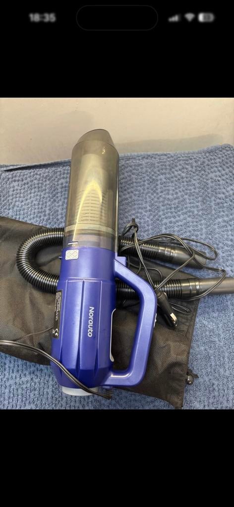 Norauto aspirateur v12 voiture, Enlèvement ou Envoi, Comme neuf, Réservoir, Moins de 1 200 watts