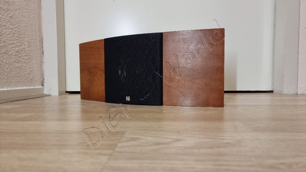 Haut-parleur central KEF iQ2C couleur bois cerisier, Haut-parleur central, Enlèvement ou Envoi, Bass-reflex, 60 à 120 watts