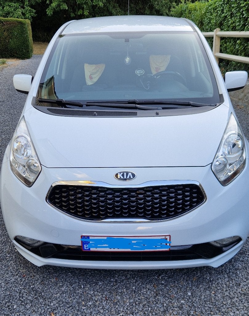 Kia Venga 1.6 CVVT, Autos, Carnet d'entretien, Noir, 5 portes, 5 places