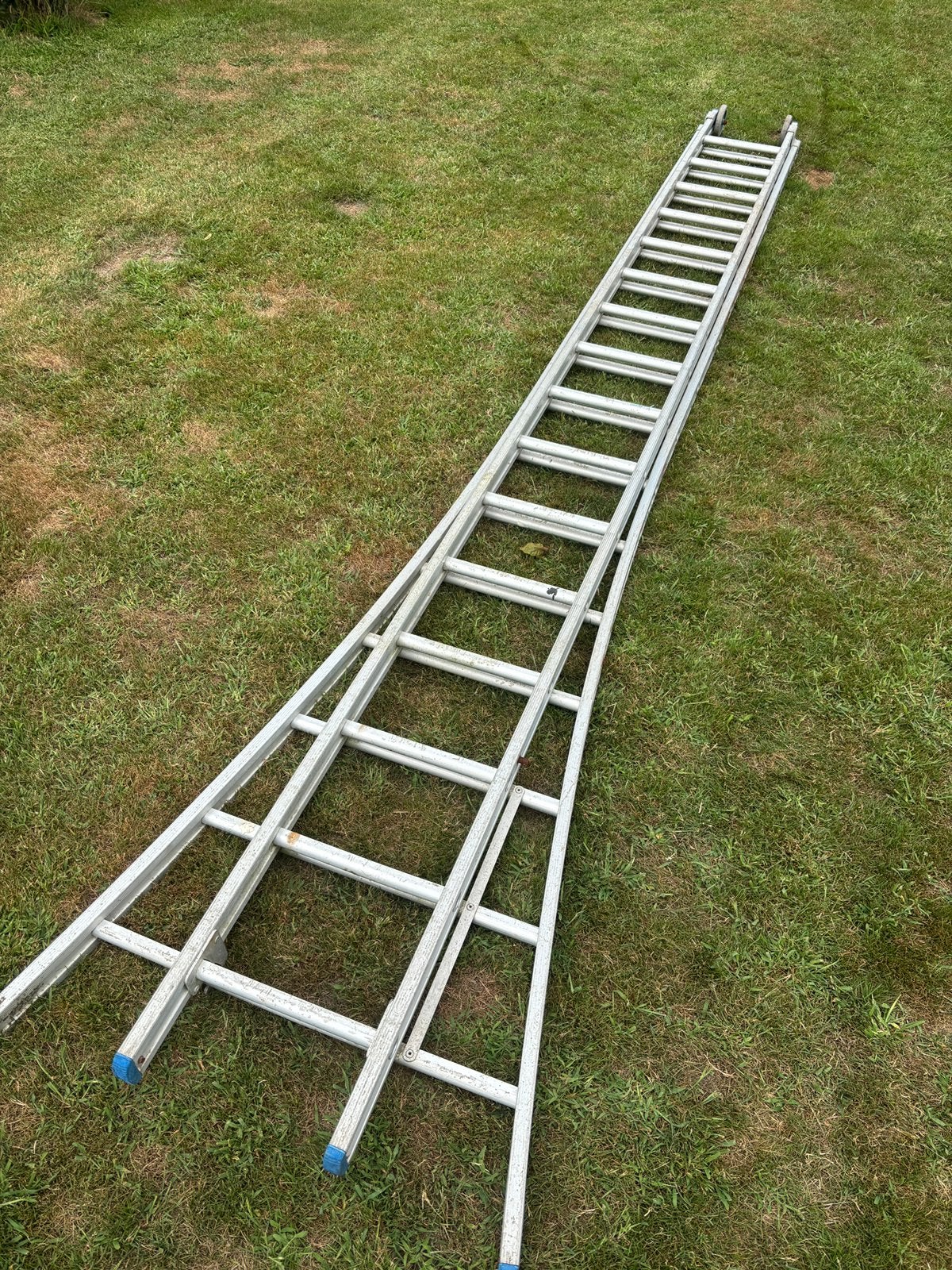2-delige ladder, Doe-het-zelf en Bouw, Ladders en Trappen, Ophalen, Zo goed als nieuw, Ladder