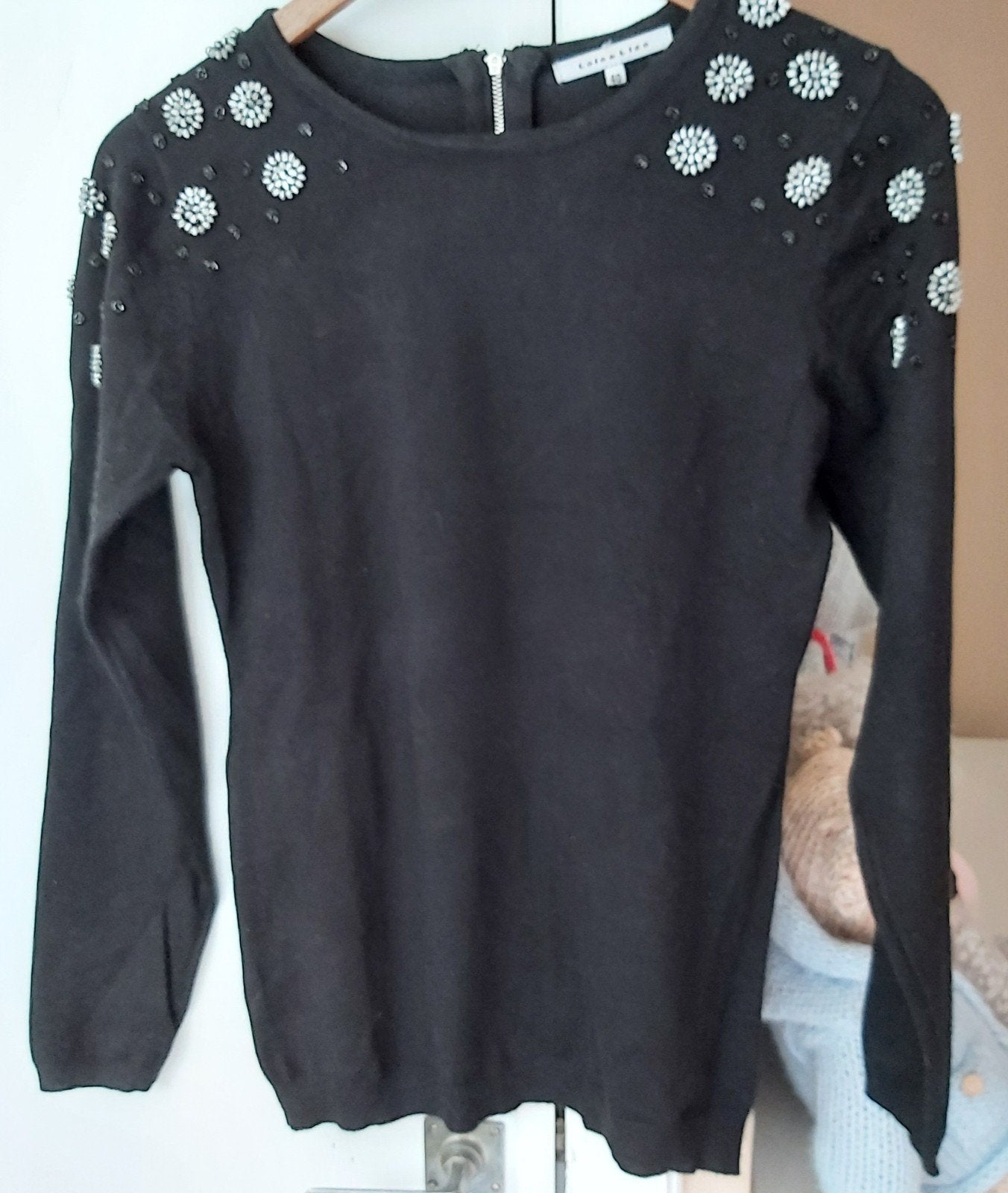 Prachtig truitje met kraaltjes medium..Lola & Liza, Kleding | Dames, Lola & Liza, Ophalen of Verzenden, Zo goed als nieuw, Maat 42/44 (L)