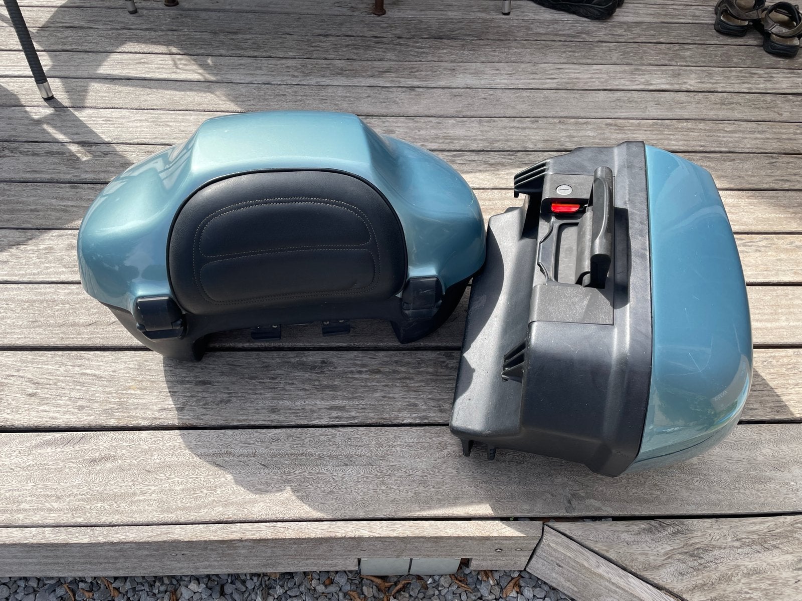 Topcase et valise gauche BMW R1100RT, Motoren, Accessoires | Koffers en Tassen, Ophalen, Gebruikt