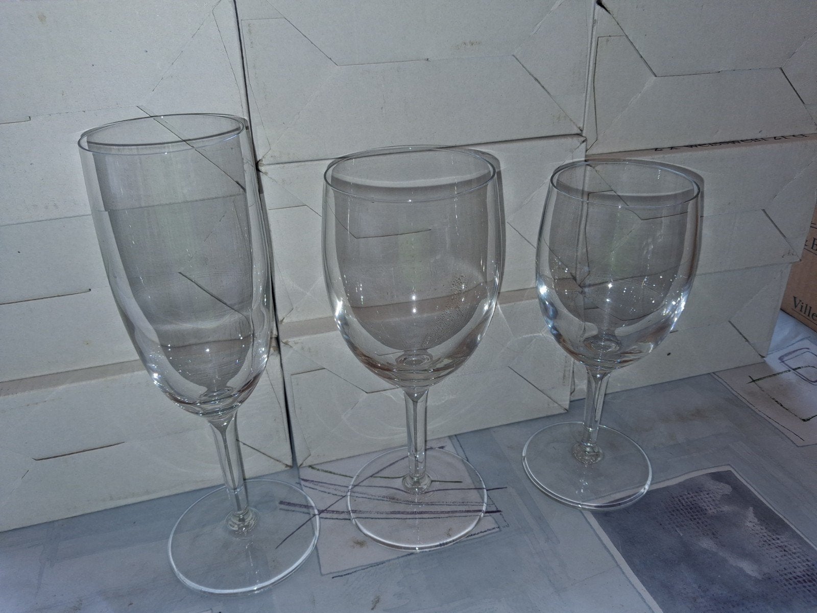 set wijnglazen, Verzamelen, Glas en Drinkglazen, Ophalen