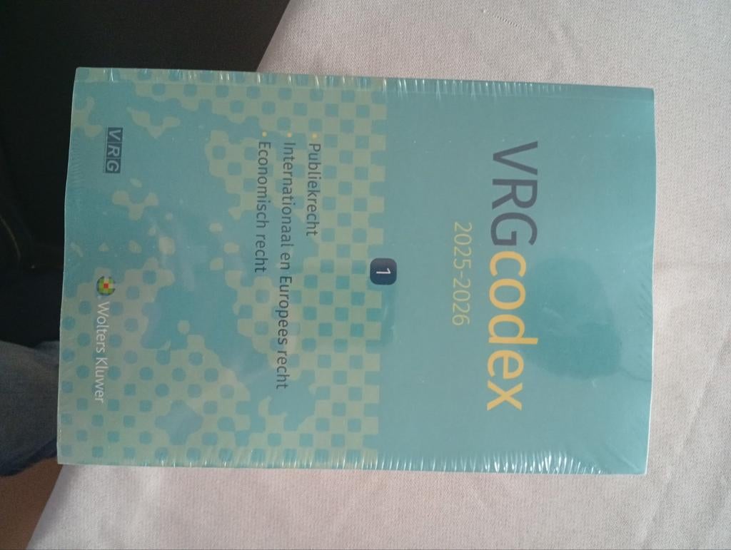 Vrg Codex publiek, internationaal,Europees,economisch recht, Boeken, Studieboeken en Cursussen, Ophalen